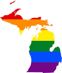 rainbow weddings MI state map,elope in Michigan, get hitched quick, How do you get a Michigan Marriage License? We have the answers you're looking for. Click here to learn how and where to get your Michigan Marriage License. map of michigan in pride rainbow