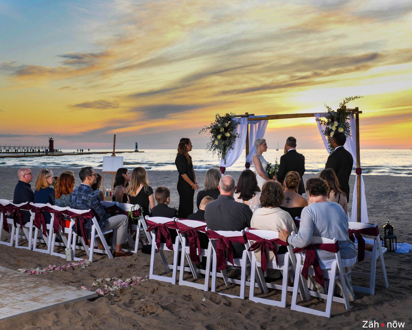 Micro wedding on the beach